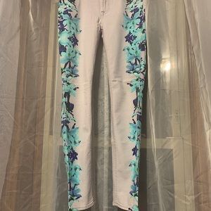 7 for All Mankind Floral Jeans